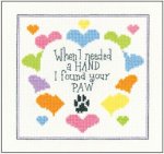 (image for) I Found Your Paw - Peter Underhill Counted Cross Stitch Chart